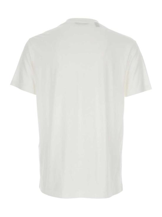  톰포드 반팔 티셔츠 톰 포드 화이트 크루넥 로고 자수 티셔츠 - TOMFORD