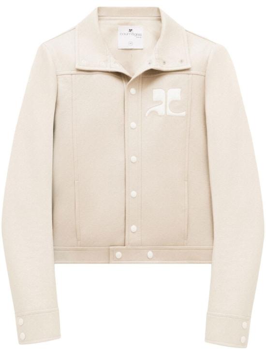 26SS 쿠레쥬 가죽 자켓 PERCBL017VY0014 9100 Neutrals