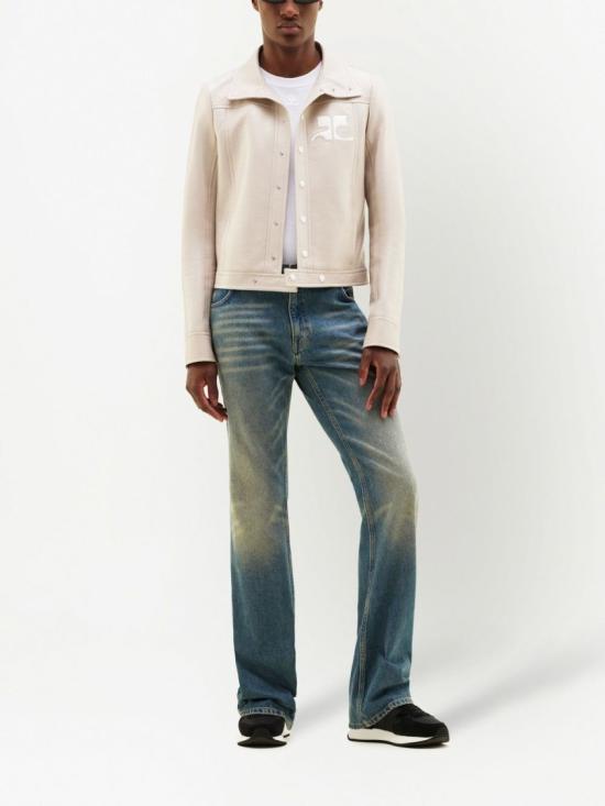 26SS 쿠레쥬 가죽 자켓 PERCBL017VY0014 9100 Neutrals - COURREGES