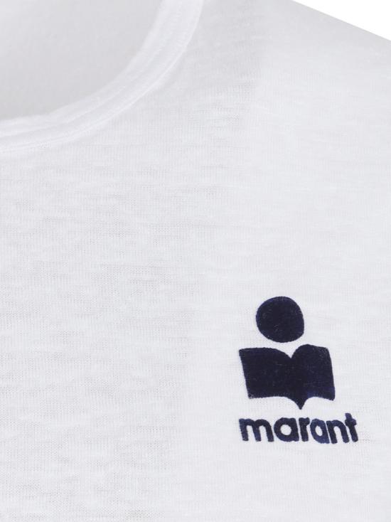 26SS 이자벨마랑에뚜왈 반팔 티셔츠 TS0315FAA1N09EWHMI White - ISABEL MARANT ETOILE