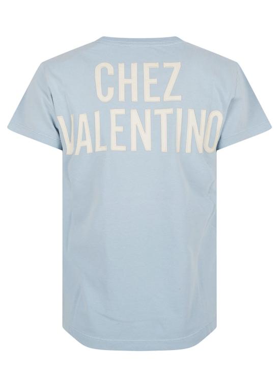 26SS 발렌티노 가라바니 반팔 티셔츠 8B3MG24Y9GL C5Q Blue - VALENTINO GARAVANI