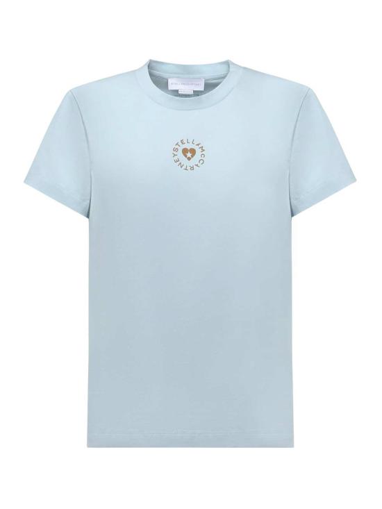  스텔라 맥카트니 반팔 티셔츠 스텔라 매카트니 러브스트럭 로고 티셔츠 릴리