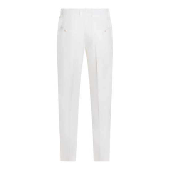 26SS 돌체앤가바나 울 트라우저 FT0CXTFUBGCW0001 White - DOLCE & GABBANA