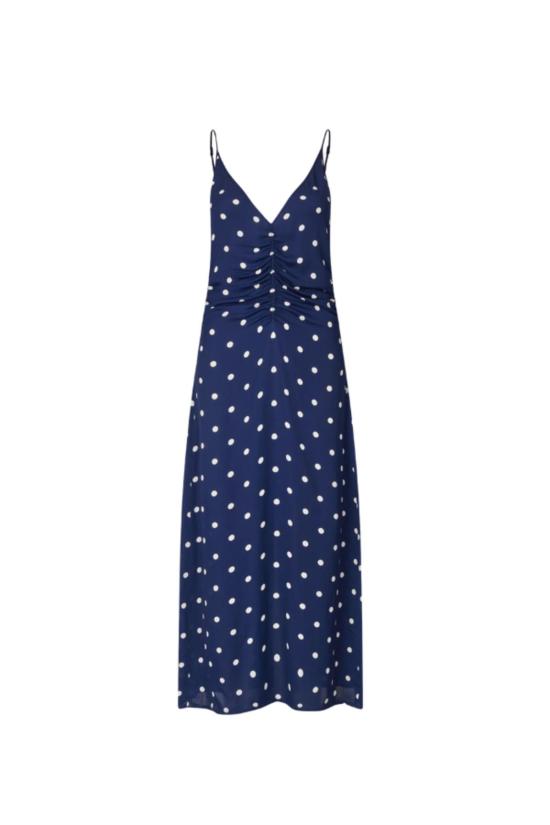  바움 운드 페르드가르텐 롱 원피스 Baum Und Pferdgarten Atalia 드레스 네이비/크림 도트