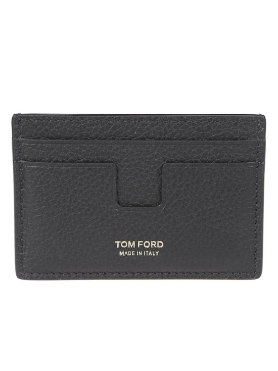 26SS 톰포드 그레인 레더 클래식 카드 홀더 Y0232LCL158GNAA Grey
