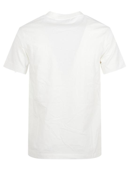 26SS 버버리 체크 라벨 코튼 티셔츠 8102254 B7078 White - BURBERRY