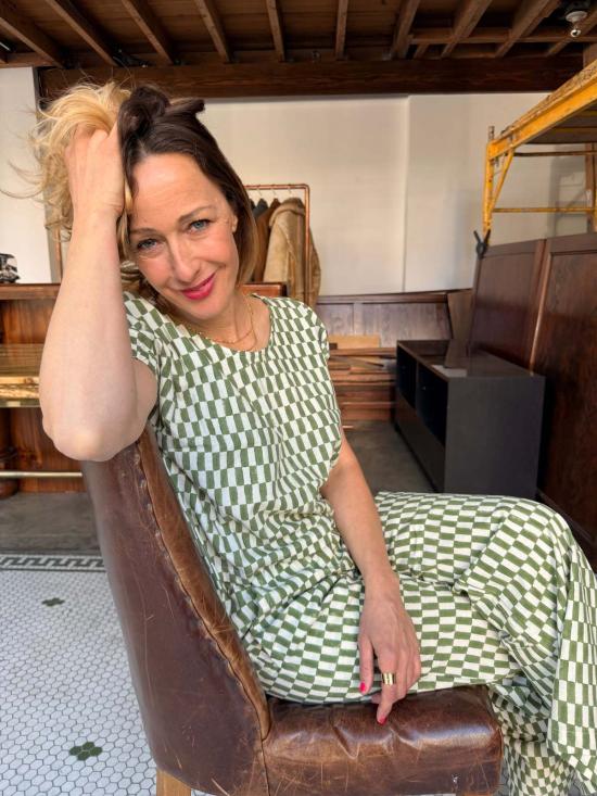  해피 프렌치 갱 블라우스 젤리아 탑 쁘띠 직사각형 - HAPPY FRENCH GANG