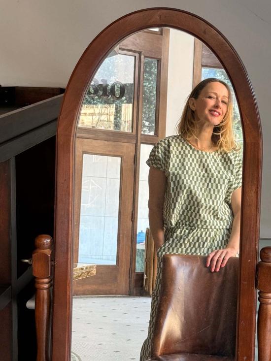  해피 프렌치 갱 블라우스 젤리아 탑 쁘띠 직사각형 - HAPPY FRENCH GANG