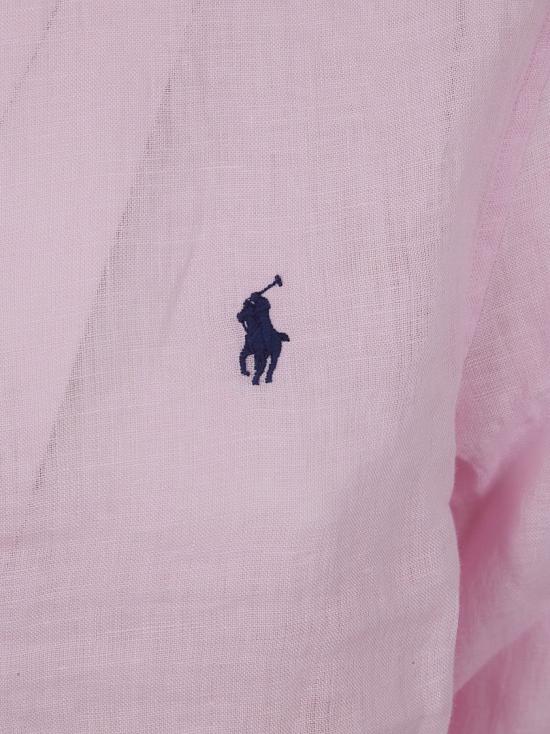 26SS 폴로 랄프로렌 포니 자수 리넨 셔츠 (211970730009) 211970730 514 Pink - POLO RALPH LAUREN