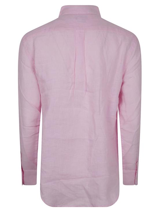 26SS 폴로 랄프로렌 포니 자수 리넨 셔츠 (211970730009) 211970730 514 Pink - POLO RALPH LAUREN