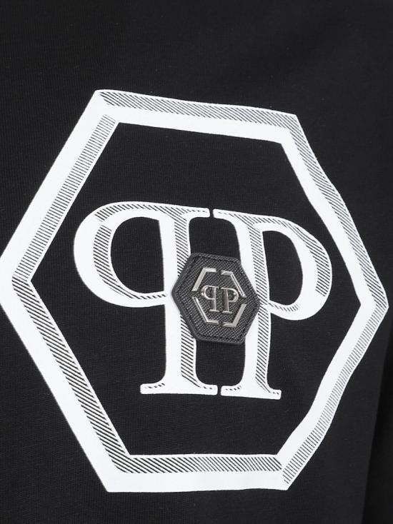26SS 필립 플레인 반팔 티셔츠 MTK8886PJY002N02 Black - PHILIPP PLEIN