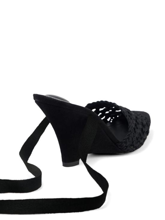 26SS 자크뮈스 플랫 슈즈 FOW00196 AW00816 990 Black - JACQUEMUS