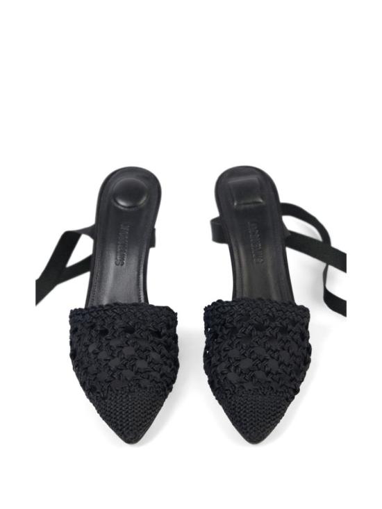 26SS 자크뮈스 플랫 슈즈 FOW00196 AW00816 990 Black - JACQUEMUS