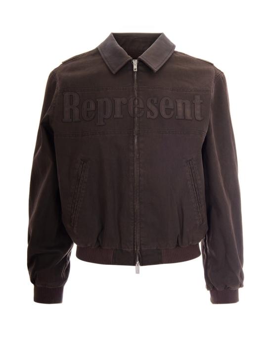 26SS 리프레젠트 자켓 4190202 Black