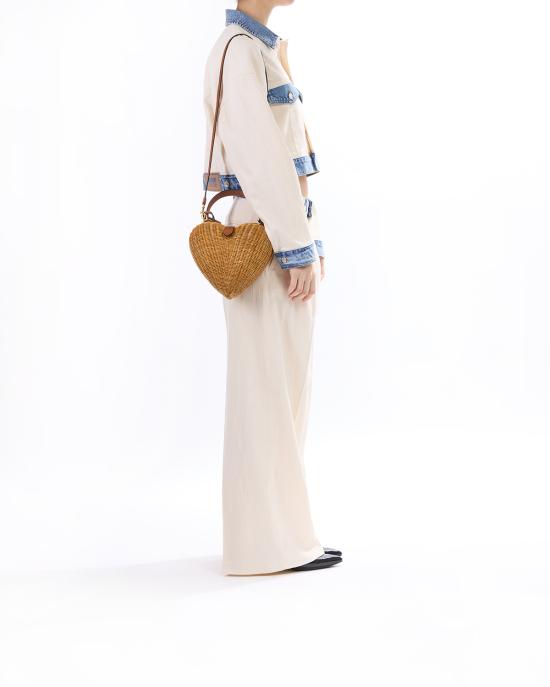 25SS 모스키노 크로스백 MC4138PP1M ON1 10A NATURALE - MOSCHINO