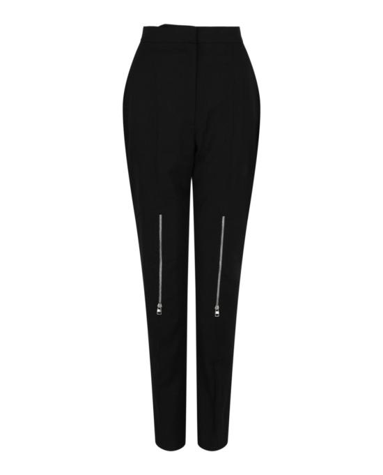  알렉산더 맥퀸 스트레이트 팬츠 757361 QJAAC 1000 00002 38 Black