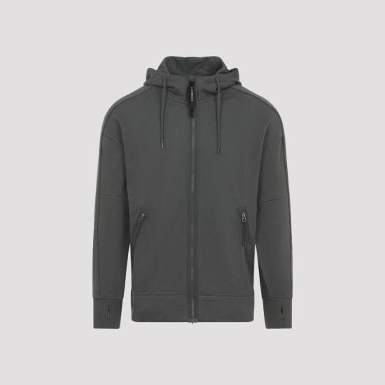 26SS 씨피 컴퍼니 후드 티셔츠 20CMSS715A 005086W Grey - C.P. COMPANY
