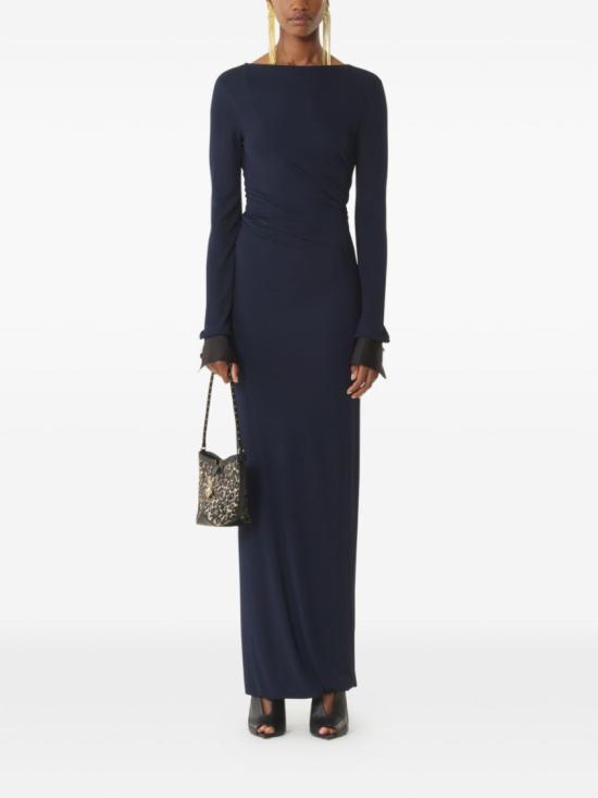 26SS 랑방 롱 원피스 RW DR0040 6246 P26 29 Blue - LANVIN