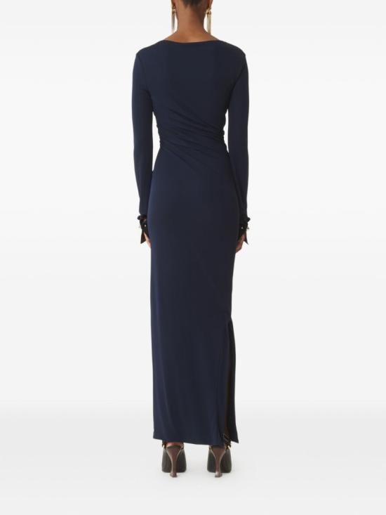 26SS 랑방 롱 원피스 RW DR0040 6246 P26 29 Blue - LANVIN