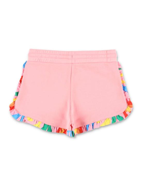  [키즈] 스텔라 맥카트니 쇼츠/버뮤다 스텔라 매카트니 키즈 프릴 트림 스웨트숏 핑크 - STELLA MCCARTNEY
