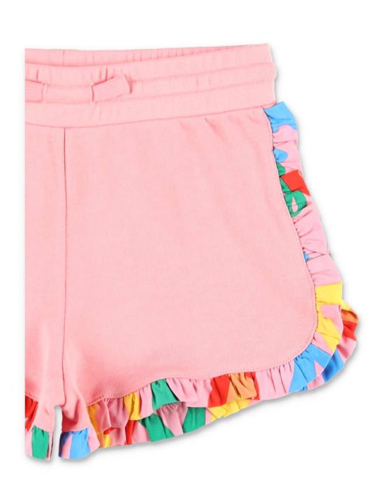  [키즈] 스텔라 맥카트니 쇼츠/버뮤다 스텔라 매카트니 키즈 프릴 트림 스웨트숏 핑크 - STELLA MCCARTNEY