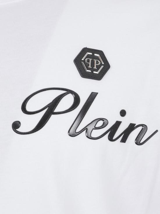 26SS 필립 플레인 반팔 티셔츠 MTK8906PJY002N01 White - PHILIPP PLEIN