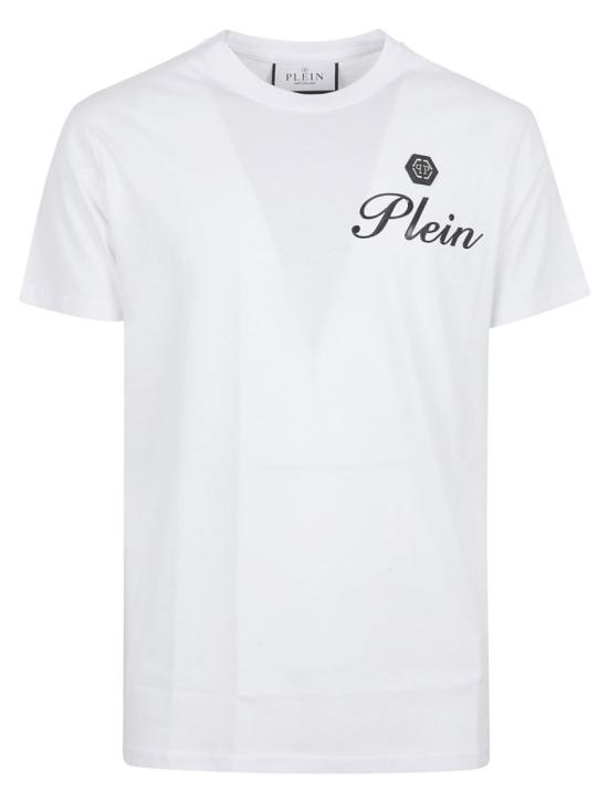 26SS 필립 플레인 반팔 티셔츠 MTK8906PJY002N01 White