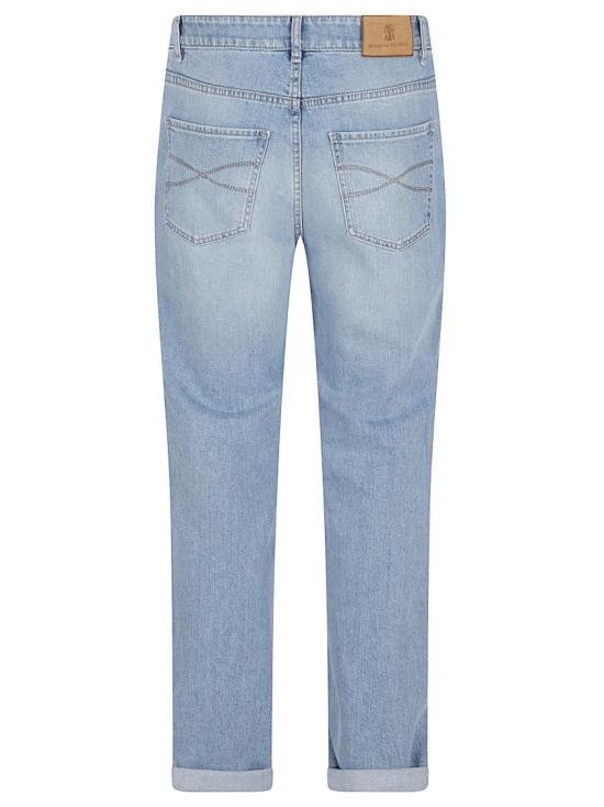 26SS 브루넬로 쿠치넬리 라이트웨이트 데님 팬츠 M283PD3210 C1470 Blue - BRUNELLO CUCINELLI