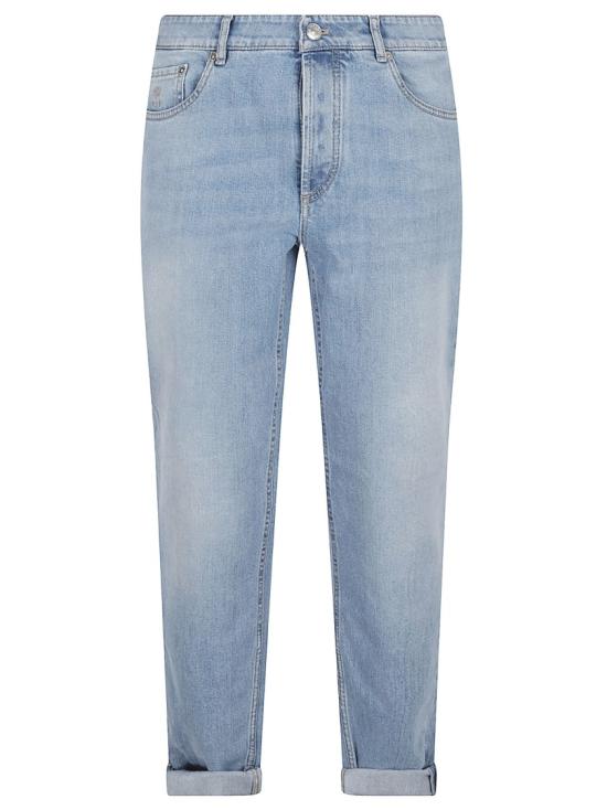 26SS 브루넬로 쿠치넬리 라이트웨이트 데님 팬츠 M283PD3210 C1470 Blue