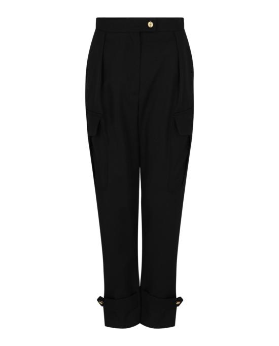  알렉산더 맥퀸 스트레이트 팬츠 754576 QJAAC 1000 00002 40 Black