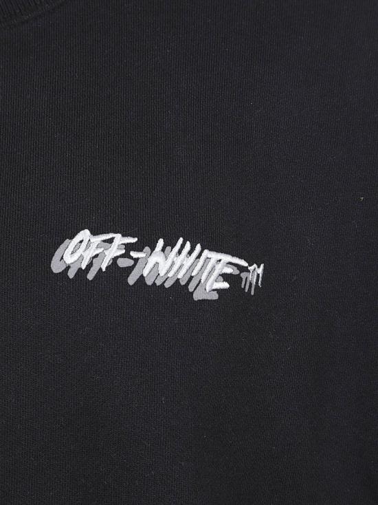 26SS 오프화이트 긴팔 티셔츠 44MBA054S26F005001 Black - OFF WHITE