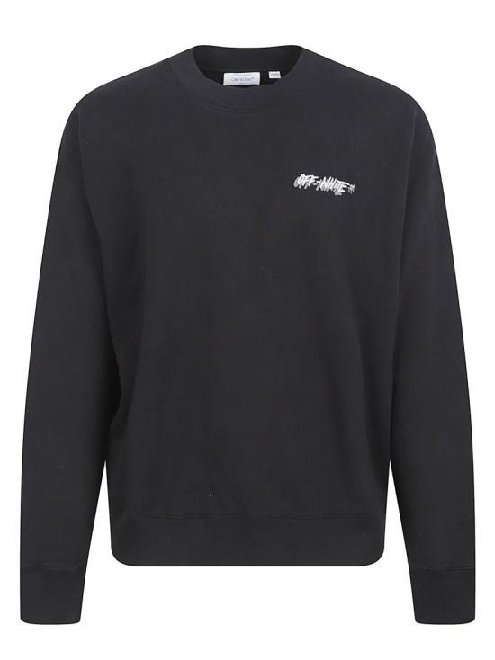 26SS 오프화이트 긴팔 티셔츠 44MBA054S26F005001 Black