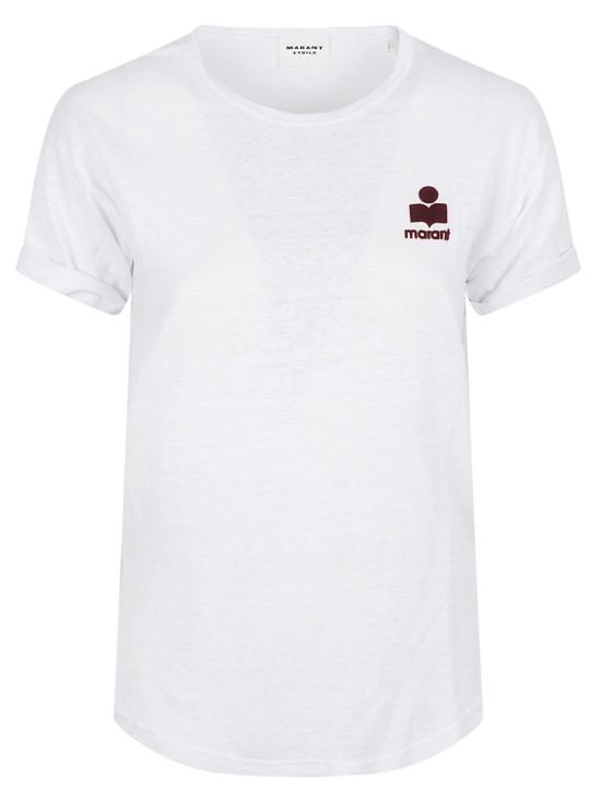 26SS 이자벨마랑에뚜왈 반팔 티셔츠 TS0315FAA1N09EWHBY White