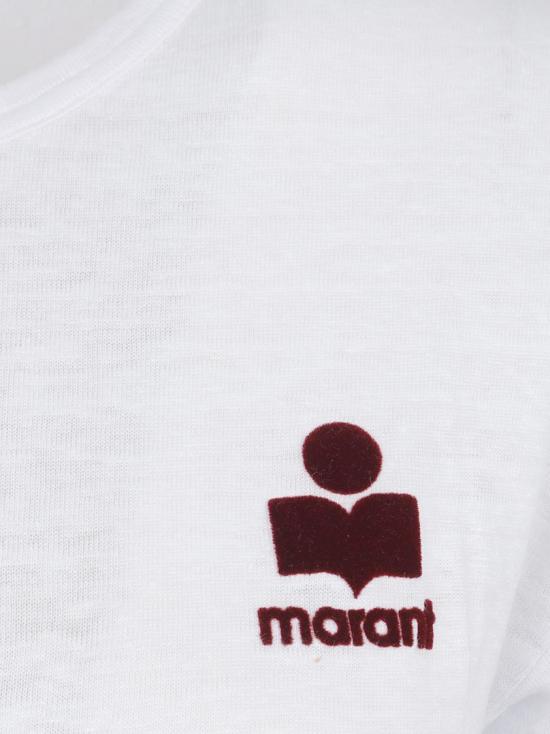 26SS 이자벨마랑에뚜왈 반팔 티셔츠 TS0315FAA1N09EWHBY White - ISABEL MARANT ETOILE