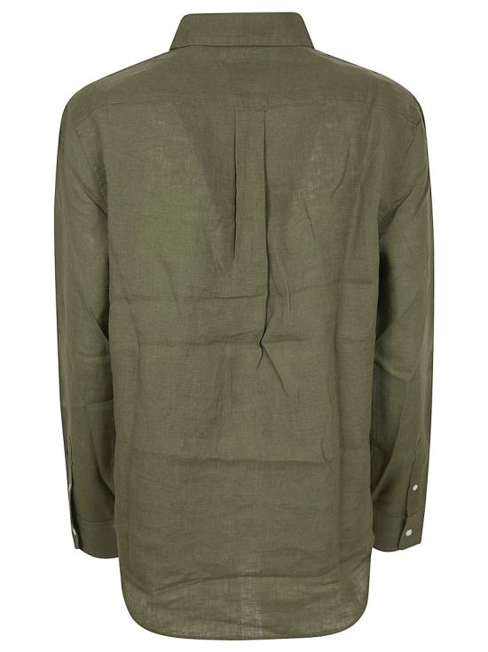 26SS 폴로 랄프로렌 포니 자수 리넨 셔츠 (211970730009) 211970730 507 Grey - POLO RALPH LAUREN