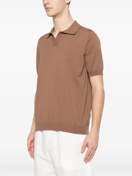 26SS 딸리아토레 폴로 티셔츠 KEITHGSE2601 168 Brown - TAGLIATORE