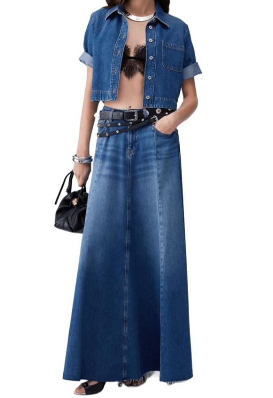 26SS 리우조 데님 자켓 UA6337 D0319 Blue - LIU JO