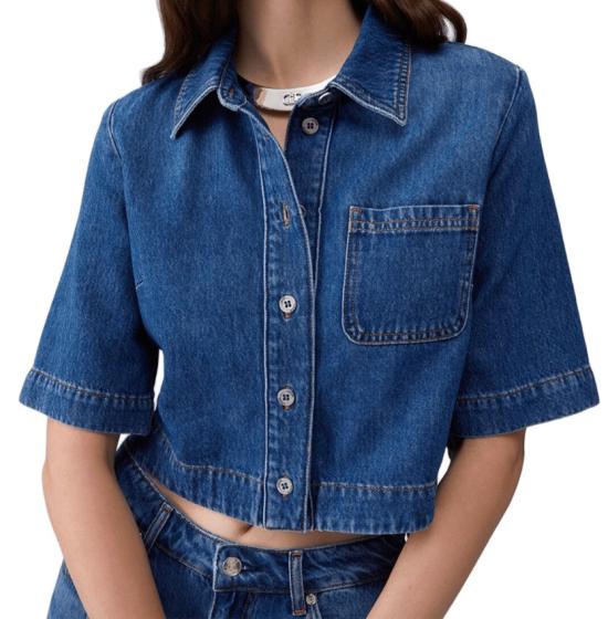 26SS 리우조 데님 자켓 UA6337 D0319 Blue - LIU JO