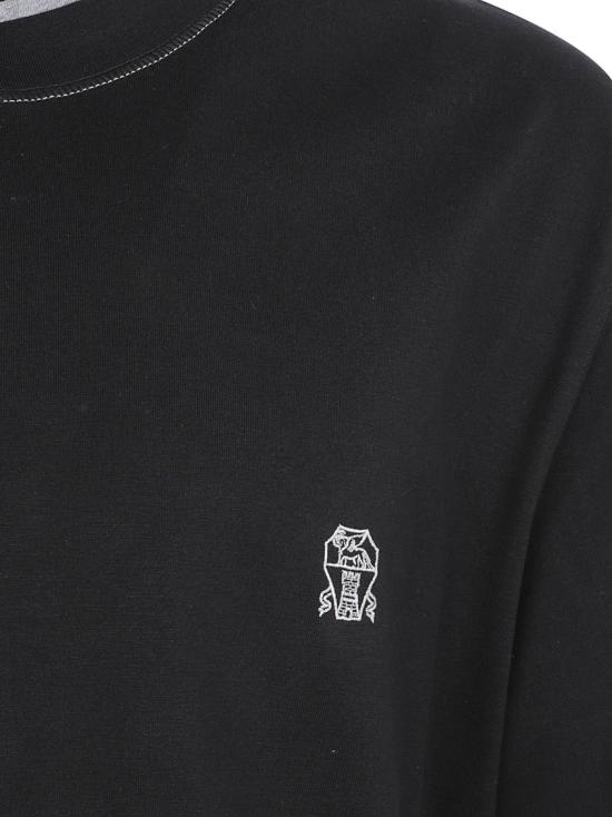 26SS 브루넬로 쿠치넬리 반팔 티셔츠 M0B137451G CCB75 Black - BRUNELLO CUCINELLI