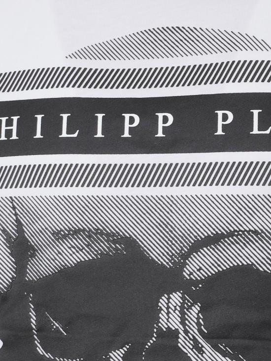 26SS 필립 플레인 반팔 티셔츠 MTK8881PJY002N01 White - PHILIPP PLEIN