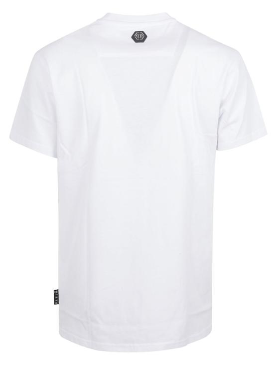 26SS 필립 플레인 반팔 티셔츠 MTK8881PJY002N01 White - PHILIPP PLEIN