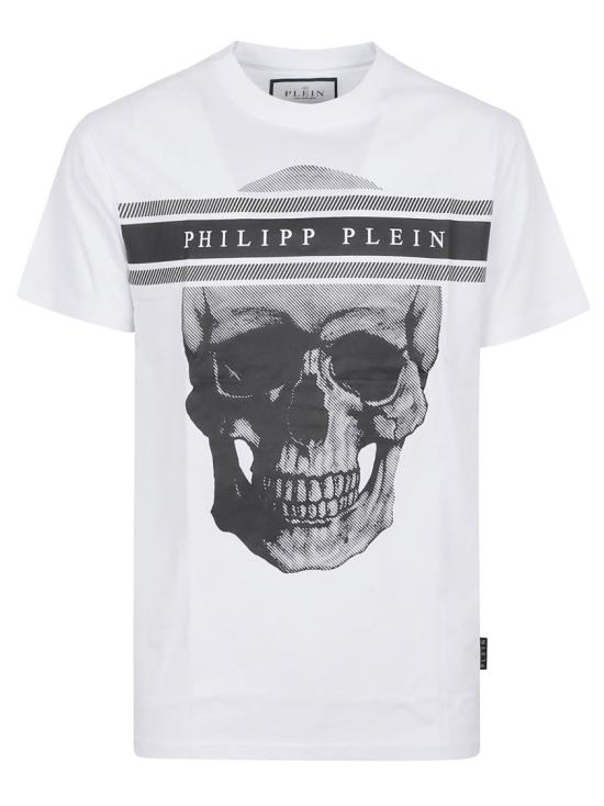 26SS 필립 플레인 반팔 티셔츠 MTK8881PJY002N01 White