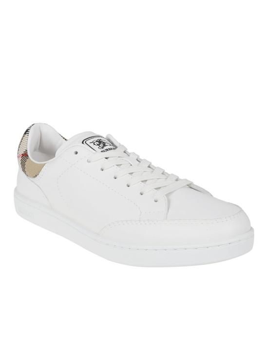 26SS 버버리 레더 세트 스니커즈 8118850 A1464 White - BURBERRY