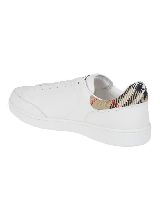 26SS 버버리 레더 세트 스니커즈 8118850 A1464 White - BURBERRY