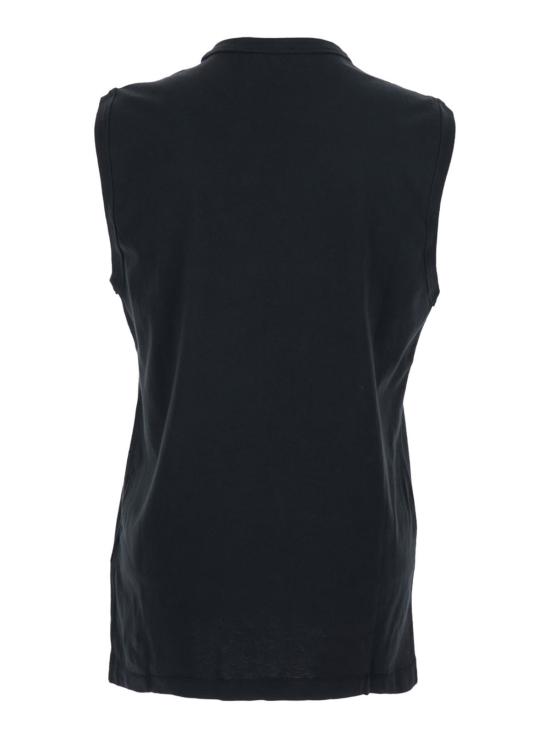  디젤 민소매 티셔츠 T 비스코 아이오드 슬리브리스 탑 블랙 - DIESEL