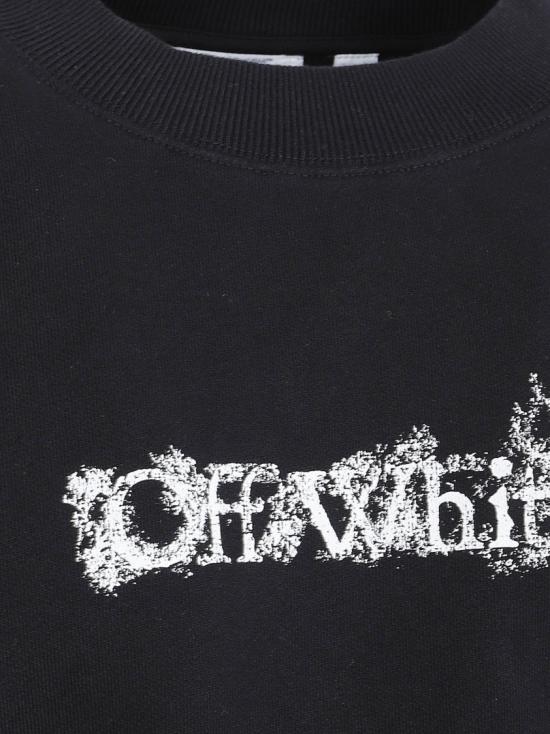 26SS 오프화이트 긴팔 티셔츠 44MBA054S26F002001 Black - OFF WHITE