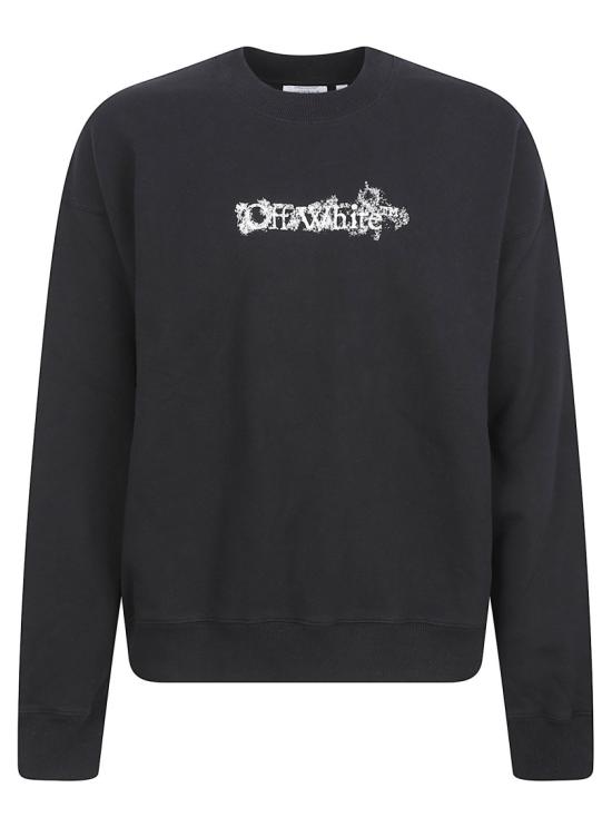 26SS 오프화이트 긴팔 티셔츠 44MBA054S26F002001 Black