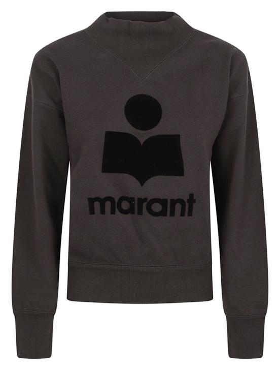 26SS 이자벨마랑에뚜왈 모비 로고 스웨트셔츠 SW0003FAA1M07E02FK Black