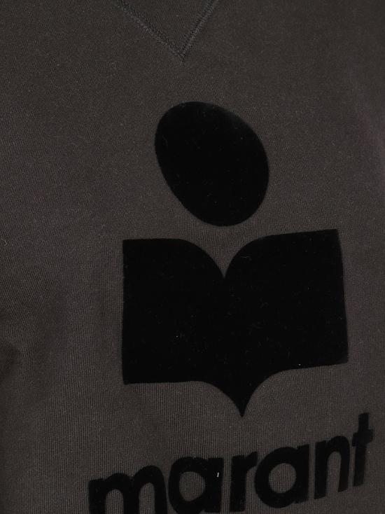 26SS 이자벨마랑에뚜왈 모비 로고 스웨트셔츠 SW0003FAA1M07E02FK Black - ISABEL MARANT ETOILE