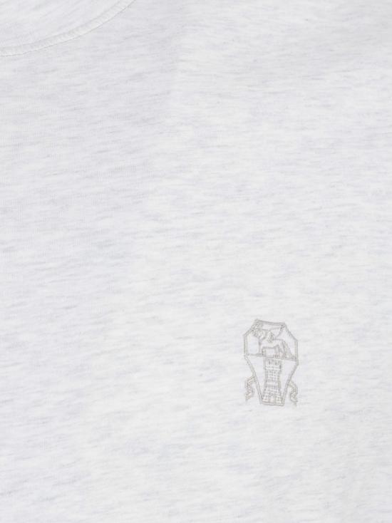 26SS 브루넬로 쿠치넬리 반팔 티셔츠 M0B131328G CKP33 White - BRUNELLO CUCINELLI